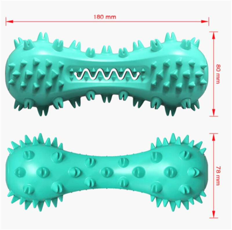 "Aggressive Chewer Dog Toy – Durable Rubber Molar Stick for Teeth Cleaning & Oral Health"